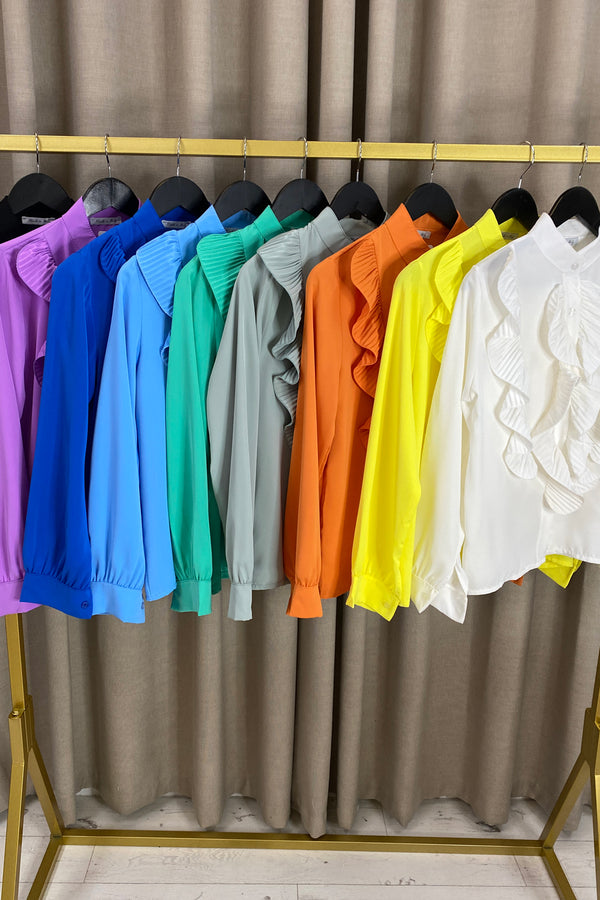 Darcy Ruffle Frill Long Sleeve Shirt